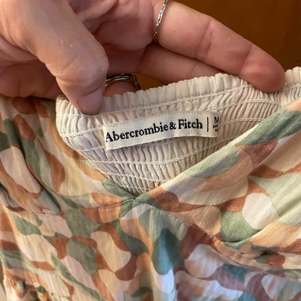 Abercrombie & Fitch Pastel Patterned Maxi Dress
